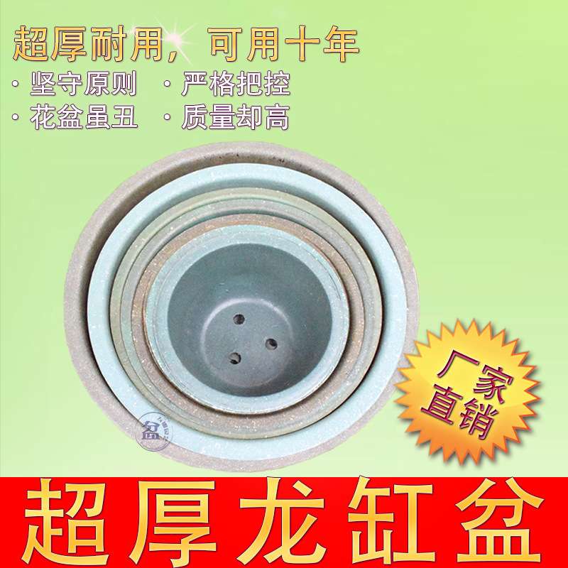 加厚特大龙缸盆塑料花盆大型种树果树盆种铁树花盆青龙盆