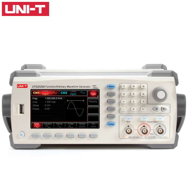 UNI-T优利德函数任意波形发生器信号源双通道正弦波方波UTG1042X