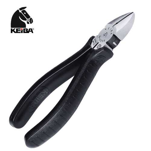 马牌(KEIBA) N-205S斜嘴斜口钳电工钳5寸重型可剥线斜咀钳133mm
