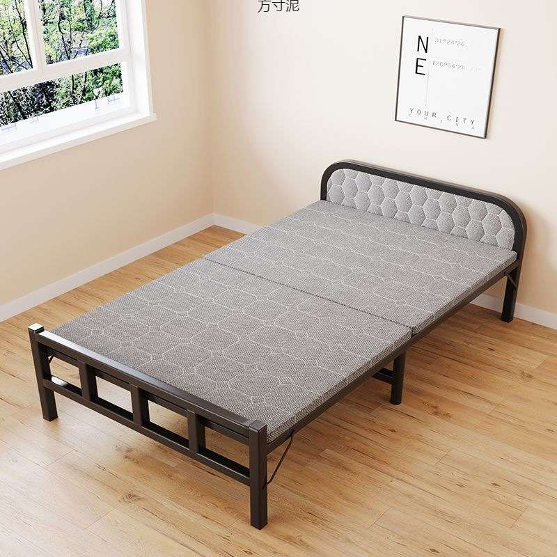 折叠床单人床成人简易午睡铁床家用便携办公室陪护宿舍出租屋午休图片
