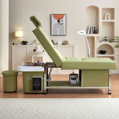 Massage head therapy bed Thai style shampoo bed
