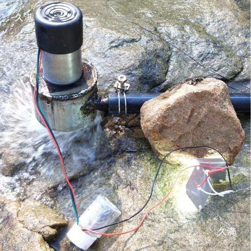 野外水力涡轮水利发电机用小型便携式220v大功率户外试验管道式