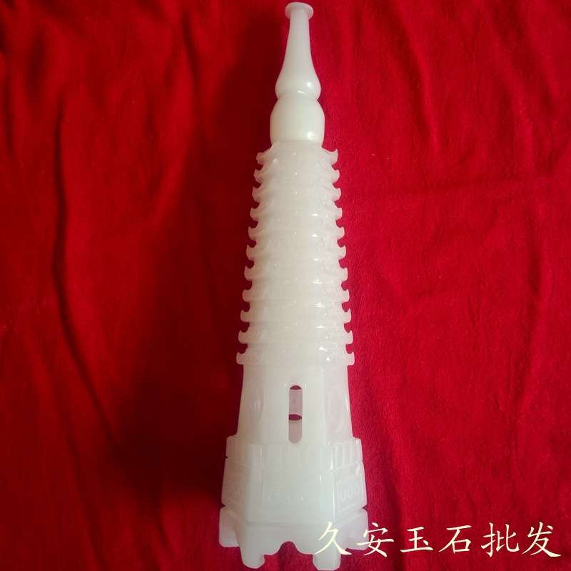 阿富汗白玉文昌塔摆件9层 汉白玉文昌塔摆件 工厂