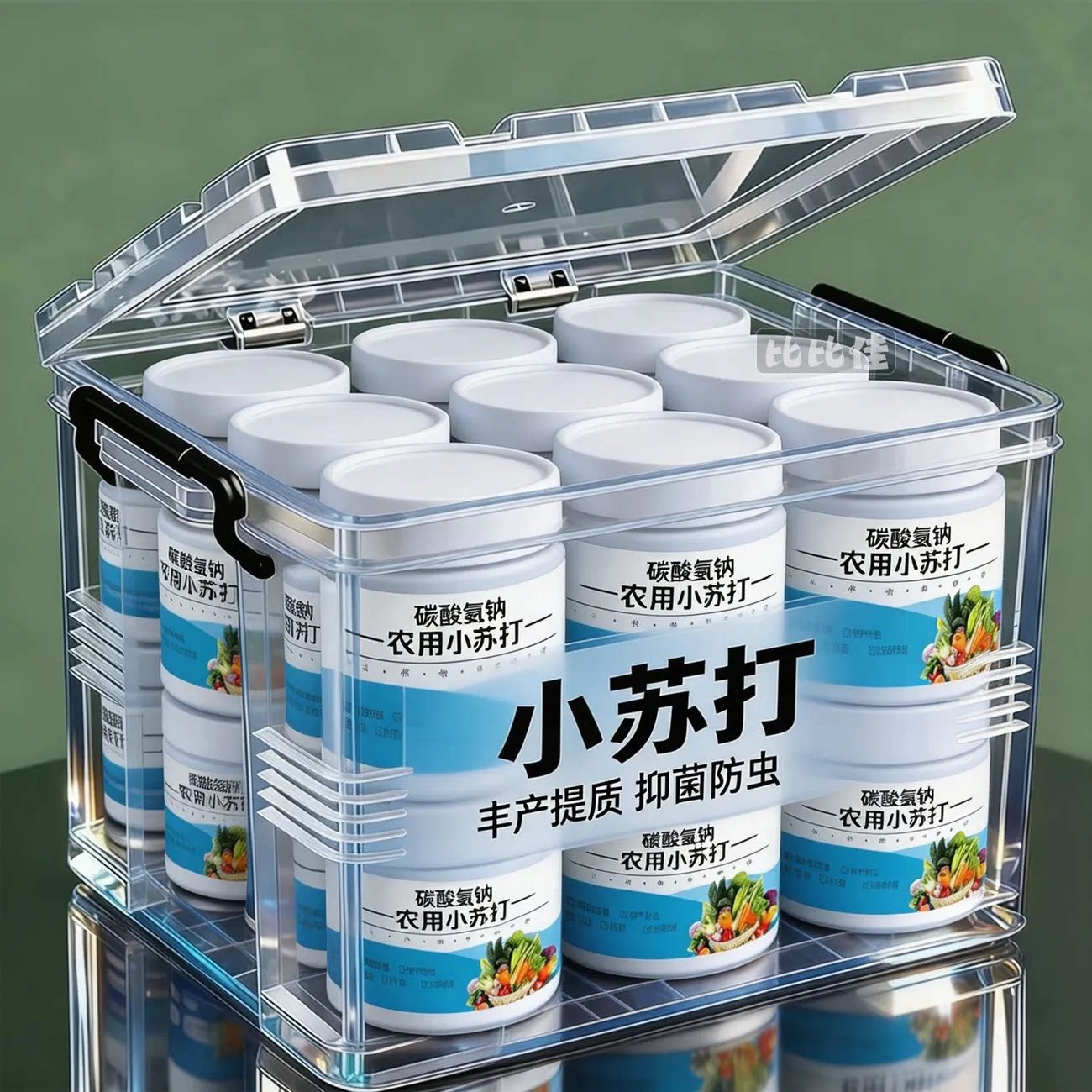 家用园艺用品农用小苏打套装多罐装蔬菜抑菌防虫农用化学用品高端