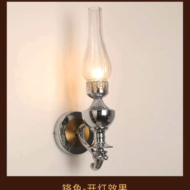 新款 复古中古墙面装饰玄关过道艺术壁灯创意led壁灯 餐厅咖啡厅