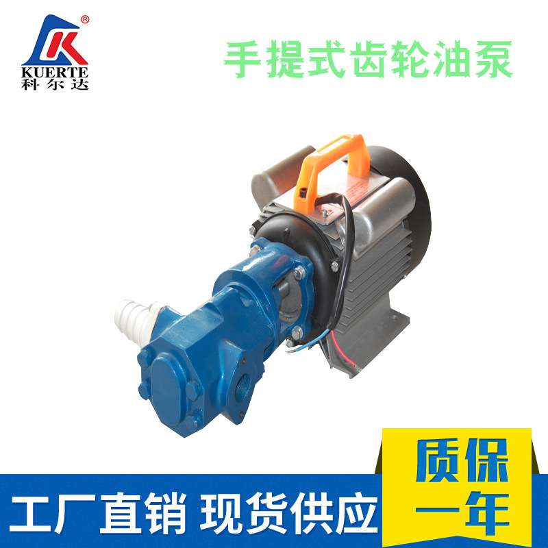 小型油泵厂家直销WCB型手提式齿轮泵使用方便输油泵可移动齿轮泵