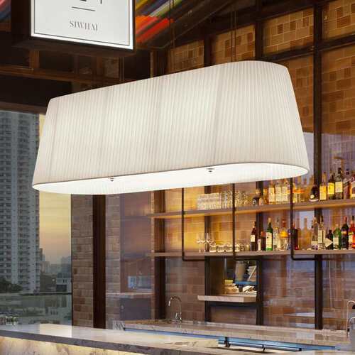 日式餐饮饭店餐桌酒吧前台设计师简约咖啡店北欧布艺长条餐厅吊灯