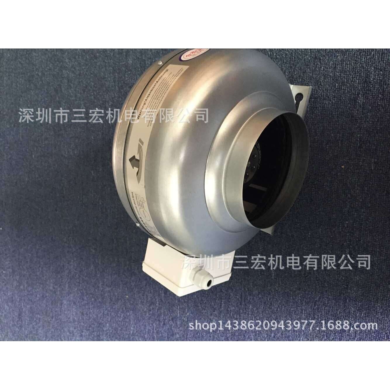 直销电影院放映机专用管道风机,圆形管道排风机