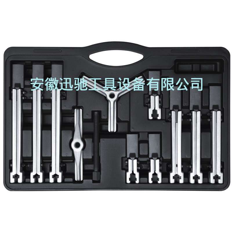 13件套通用拉拔器套件通用型内孔轴承拔卸器拉马组套三角抓拉拔器