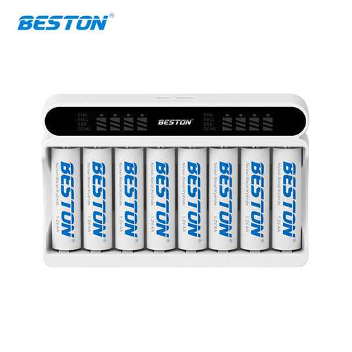 beston佰仕通 1.2V大容量电池镍氢款C9024L智能屏显快充充电器