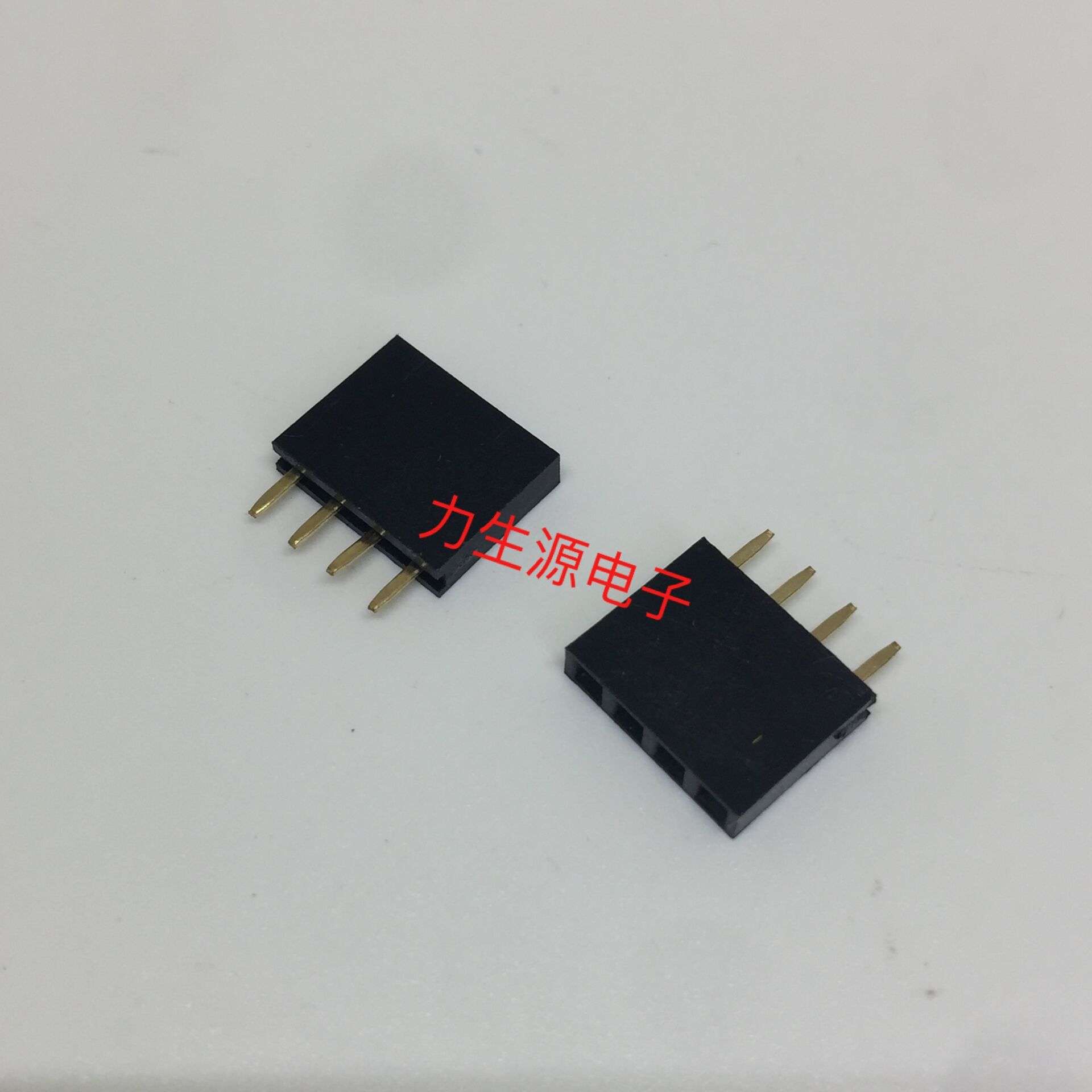 1X4P 1*4P 4P 单排排母 间距2.54MM 直脚 直针 单排直插母座