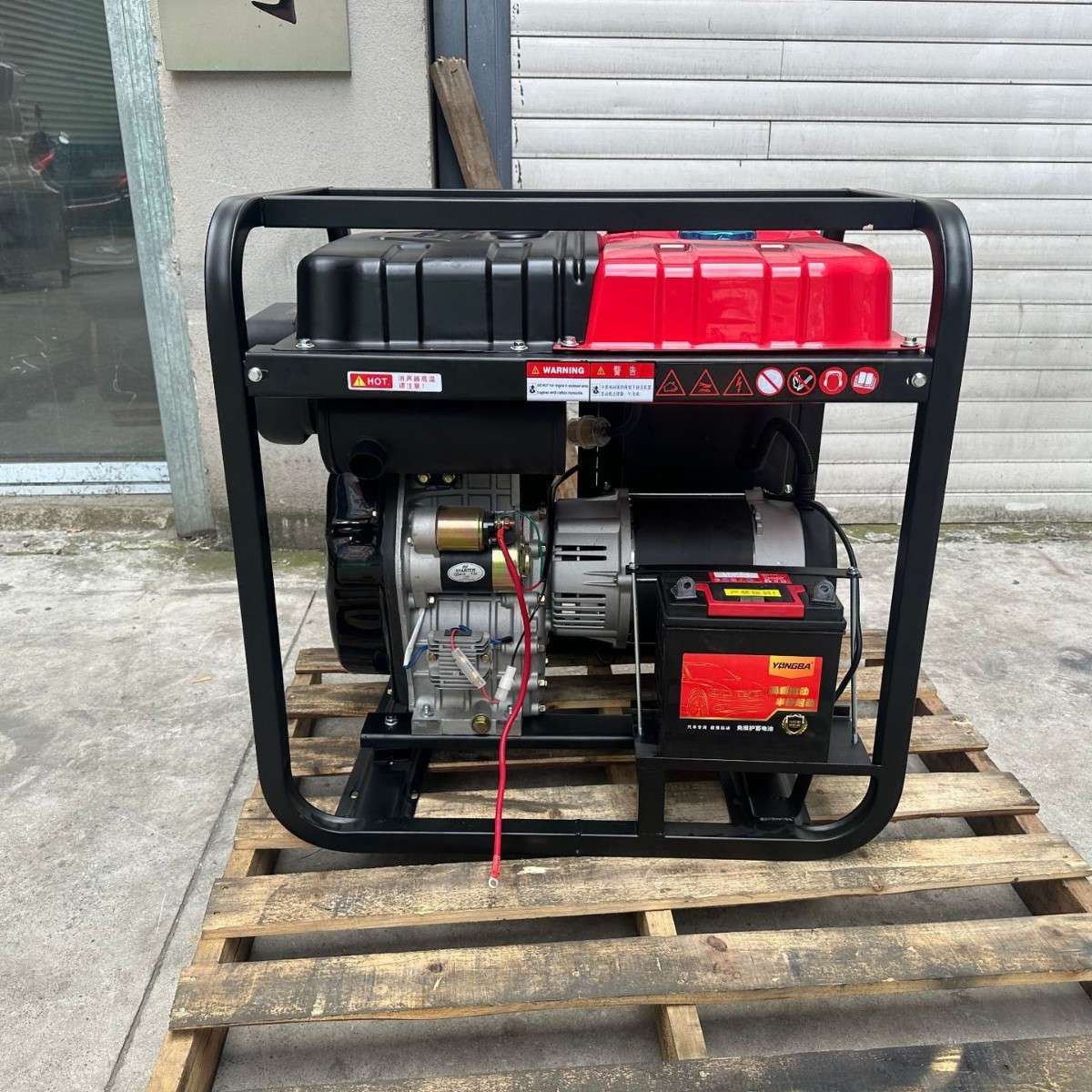 户外抢修9KW移动式柴油发电机足功率纯铜电机 220V 380V 手电启动