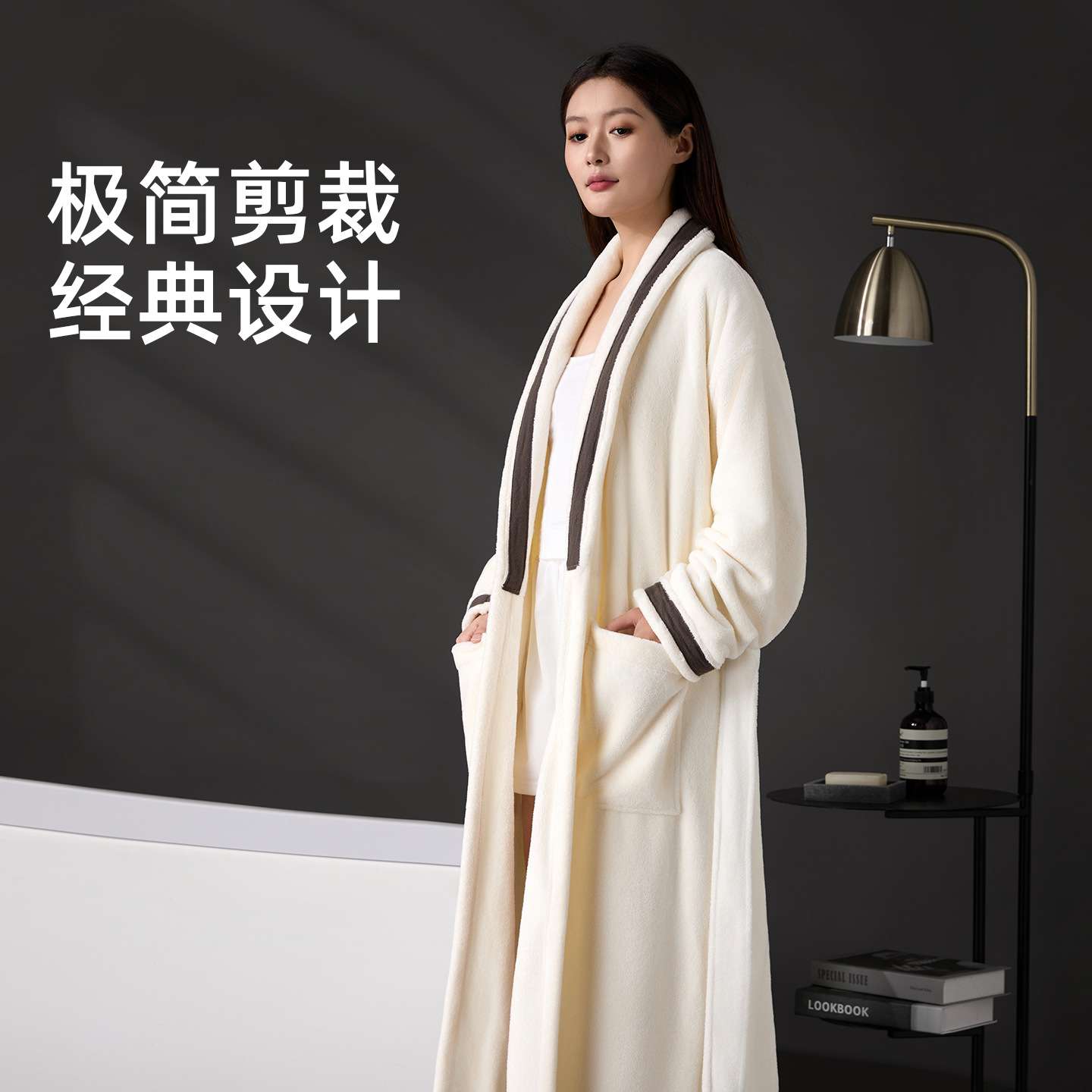 毛毛雨珊瑚绒浴袍女吸水四季通用男款2026新款情侣款高级浴巾裹巾