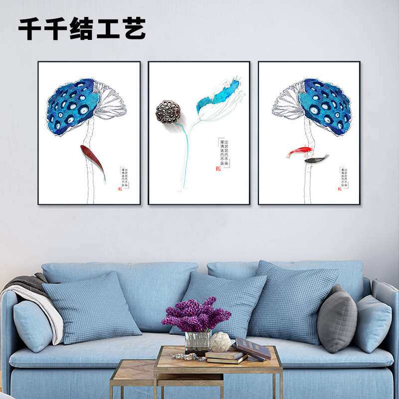 厂家 背景装饰画酒店卧室床头简其它元器件