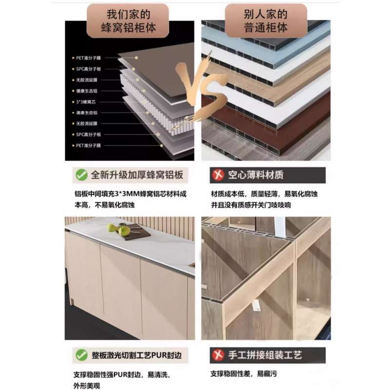 户外铝合金洗手台盆一体柜别墅花园防水储物柜室外操作台防晒水池