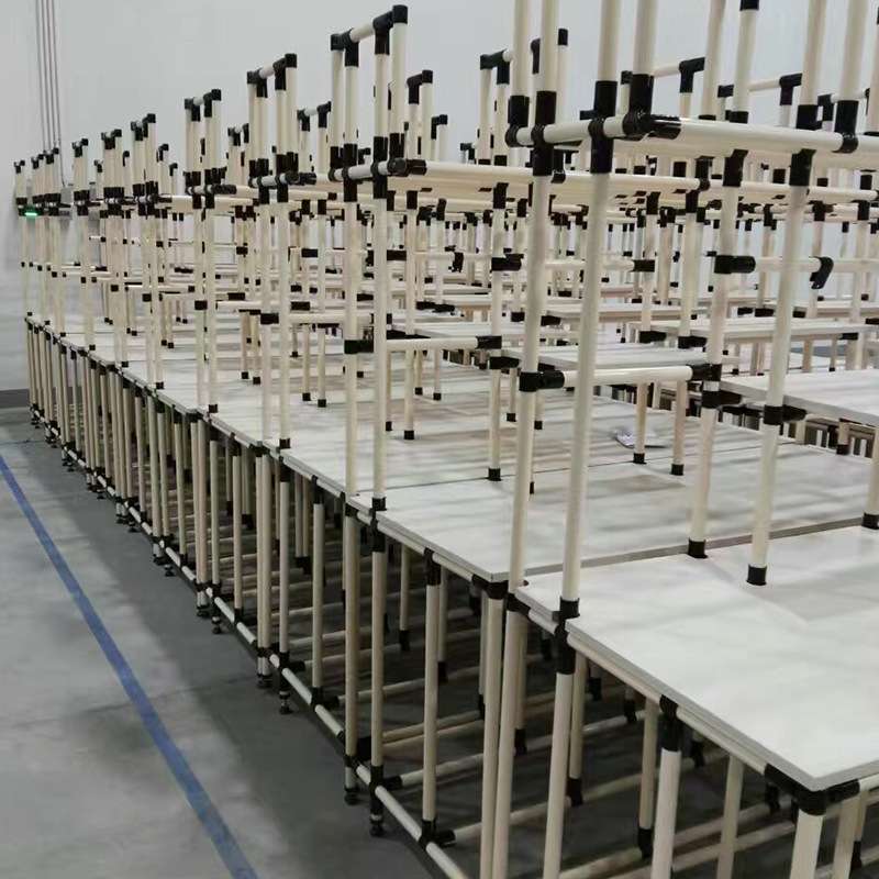 生产线 试验台周转车牢固结实不锈钢精益管线棒
