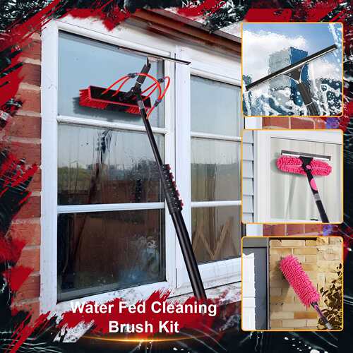 20-60 Feet Solar Panel Cleaning Kit Equipment Window Brush