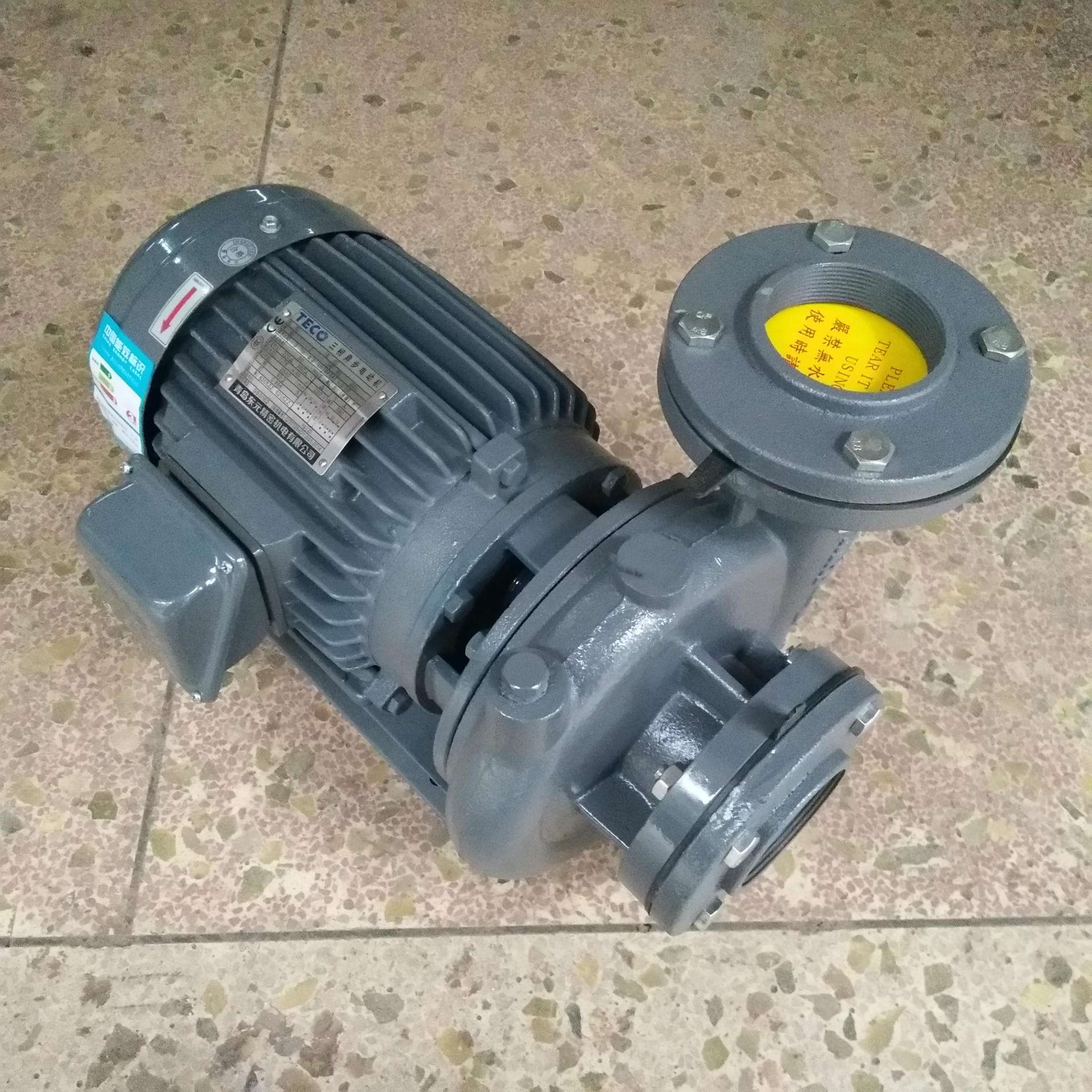 台泉牌自吸式清水泵 东元卧式污水离心泵TJ1080 10HP 口径3寸