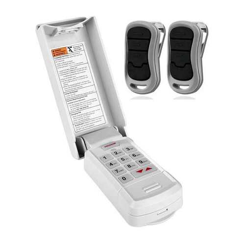 白色 材质:ABS GK-R 车库开门器键盘和 2 件装 G3T-R 3 按钮遥控