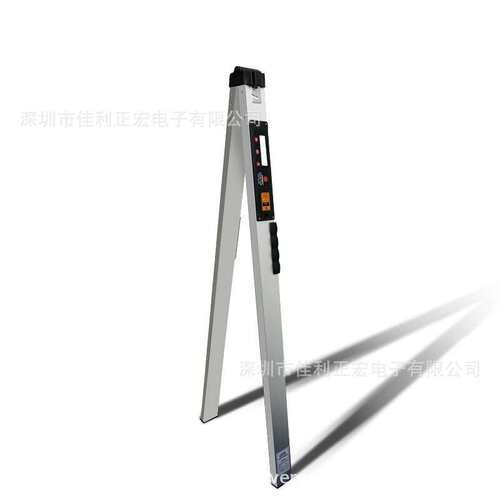 深达威SW-LR180铝合金水平尺靠尺2米折叠坡度工程测量垂直度检测