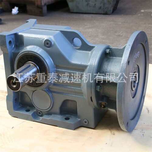 圆柱齿轮减速机 重泰K87-52-2.2KW减速器 钢性铸铁箱体