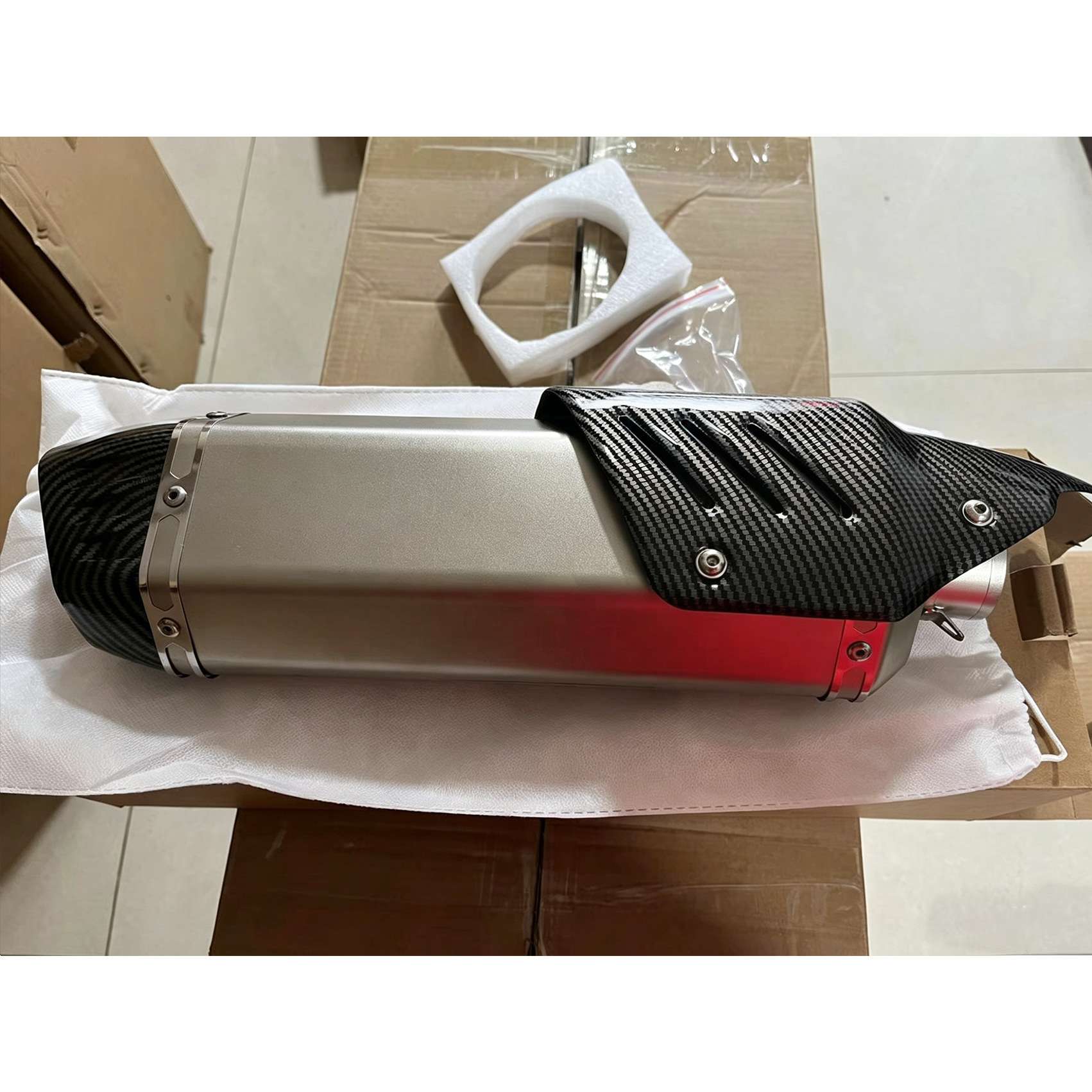 摩托排气改装 S7矩形排气 无极300 GSX-250R 金鹏502排气管
