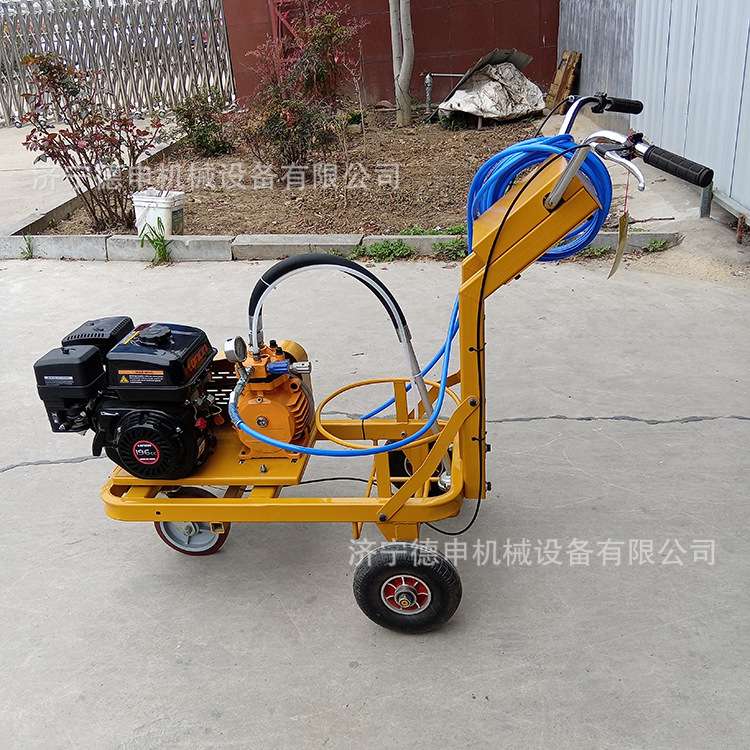 机场跑道沥青路面旧标线划线机 单抢无毛边公路划线设备 停车卫