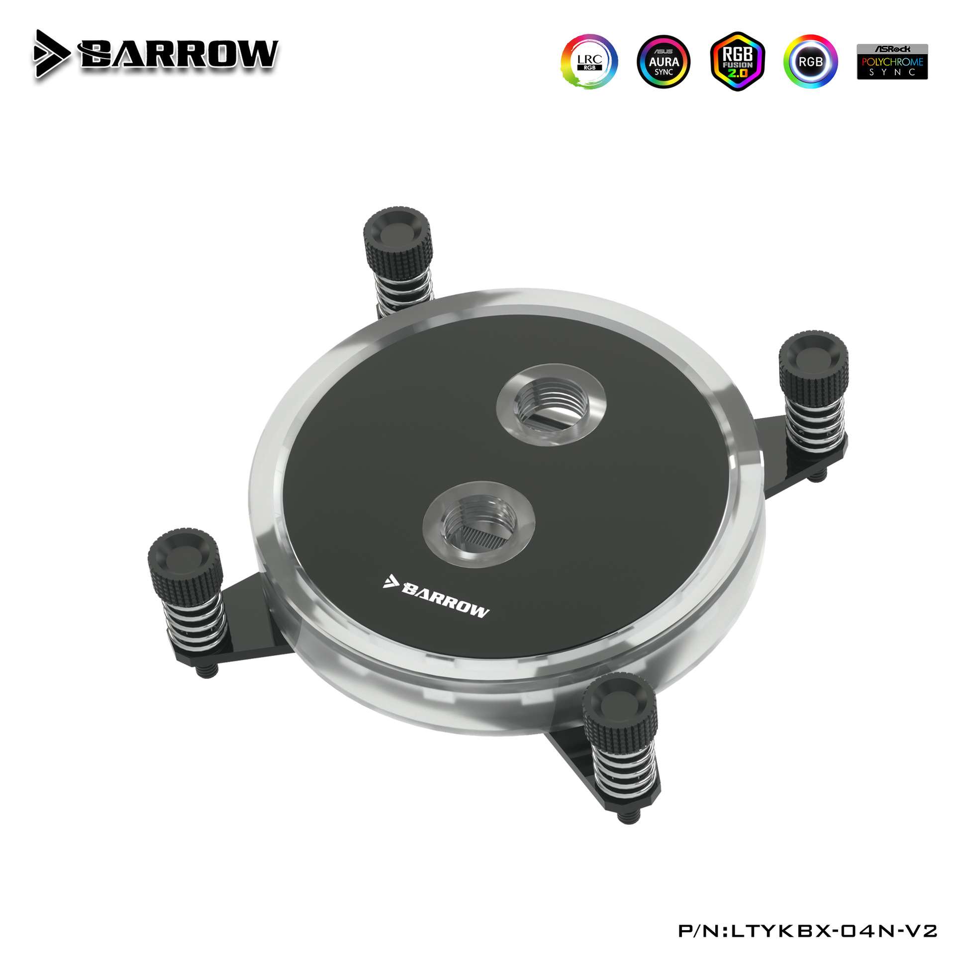 Barrow X99平台喷射型微水道CPU水冷头散热绚透版 LTYKBX-04N-V2