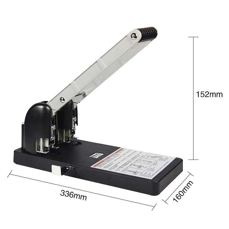 可得优KW-triO 952重型双孔打孔机150张6mm固定孔距80mm打洞机
