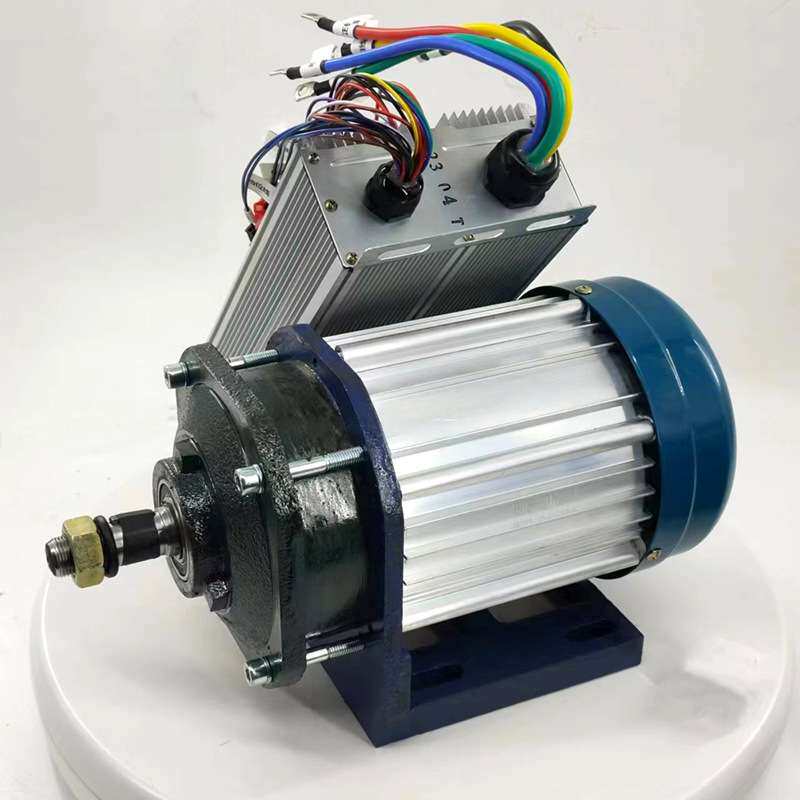 电动三轮车电机 纯铜无刷中置电机大功率3000w2000w1500w60v72v