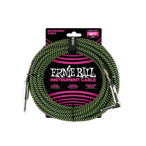 ERNIE BALL 编织乐器连接线 P06058 P06060  3m 7.6m 多长度可选