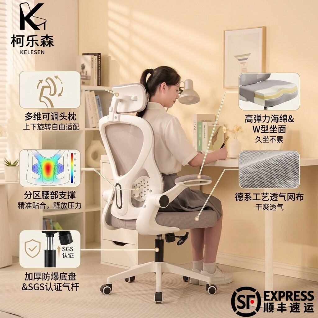 专用椅舒适家用书桌写字儿童座椅
