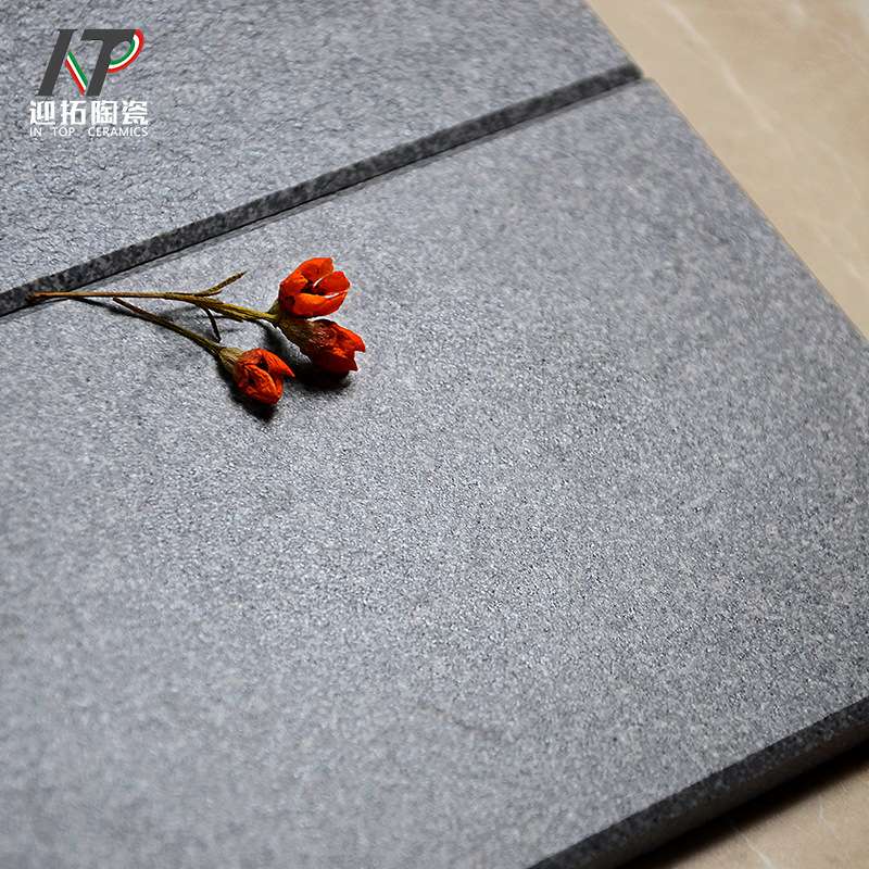 灰色全瓷通体斑点微粉砖600x1200工业风哑光商场咖啡屋商铺地砖图片