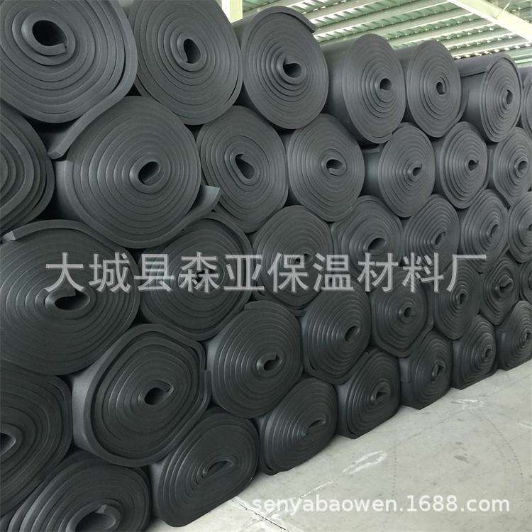 华美橡塑板难燃B1级橡塑保温板防火铝箔贴面橡塑海绵
