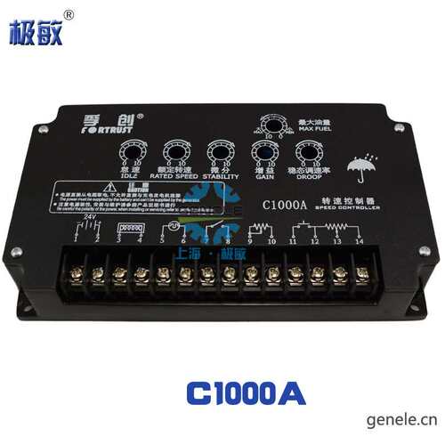上海孚创Fortrust转速控制器C1000B发动机调速板速度电调板C1000A
