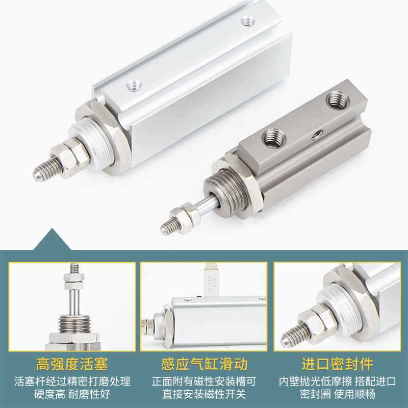 SMC型针型气缸双作用CJP2B6/CDJPB10/CDJP2B16-5/10/15-D小型气动