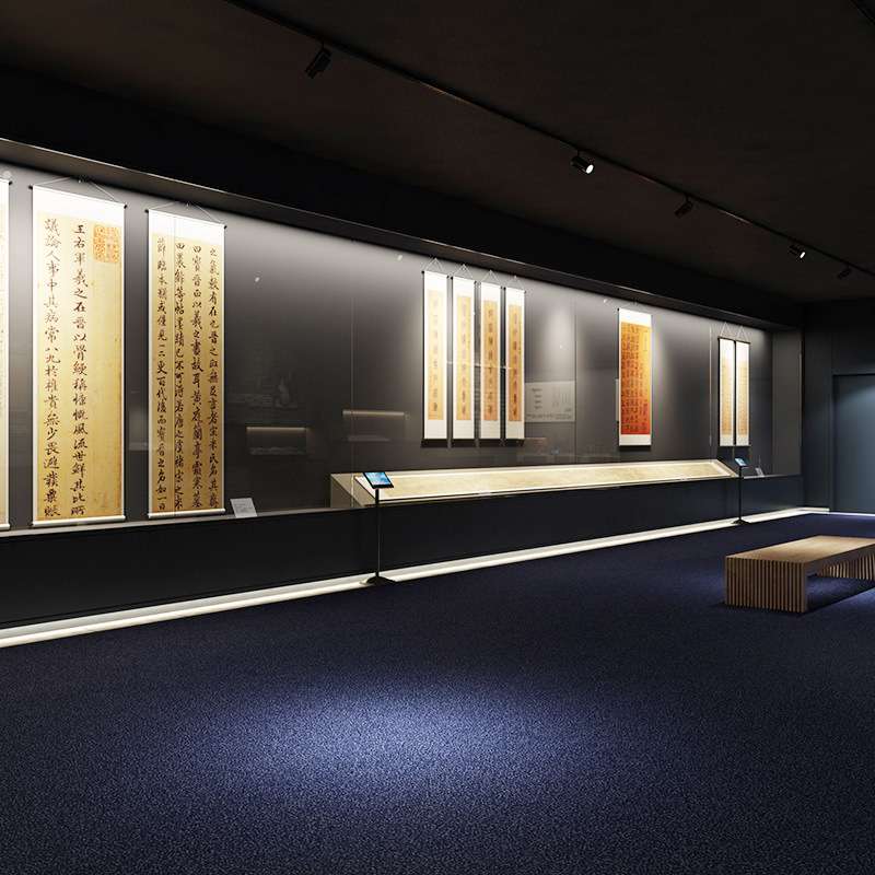 博物馆展示柜钢化玻璃古董文物展厅文化馆柜台展馆文创台式立式