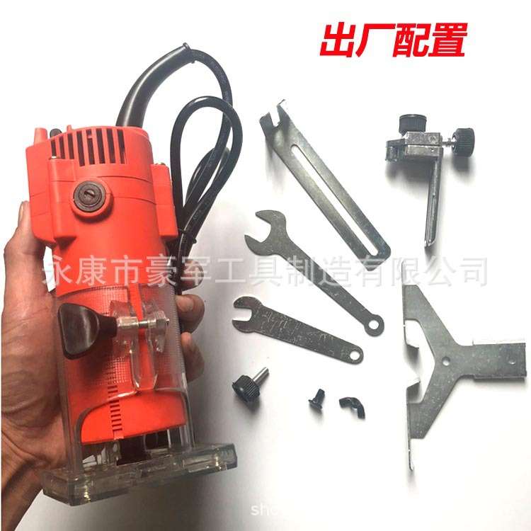 电动修边机木工小锣机雕刻机器开孔器电木铣厂家直销电动工具