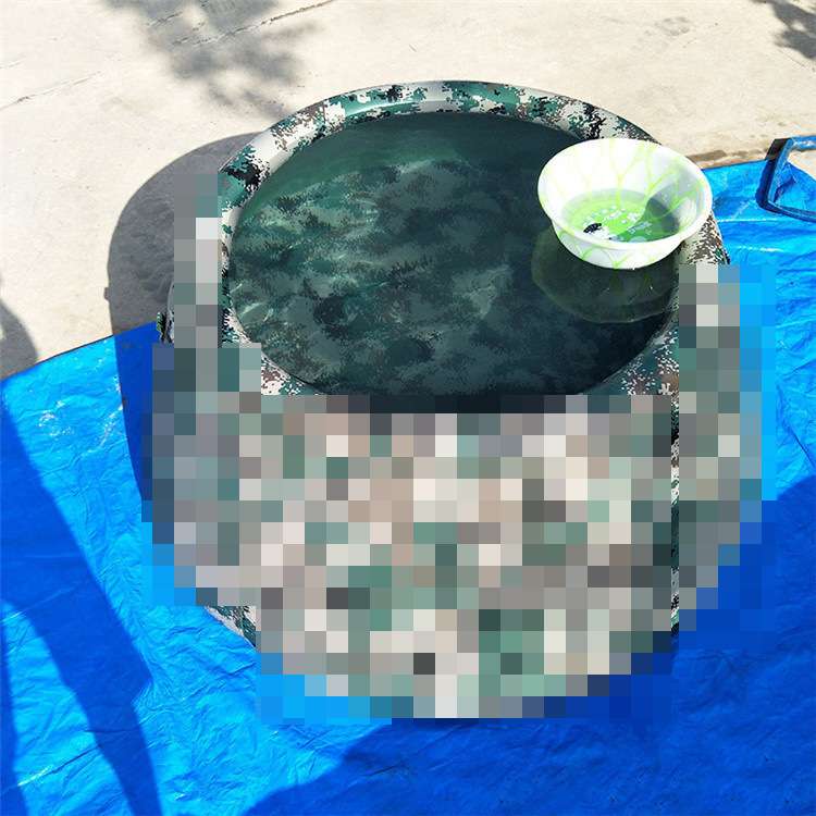 户外充气式一立方软体储水罐 耐磨加厚储水池 自立式移动储水囊