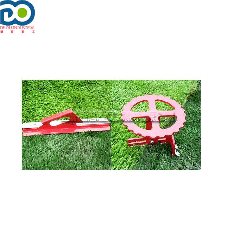 园林草坪修剪工具修边器 草坪线割器测量器 草皮拉紧器裁切压实器