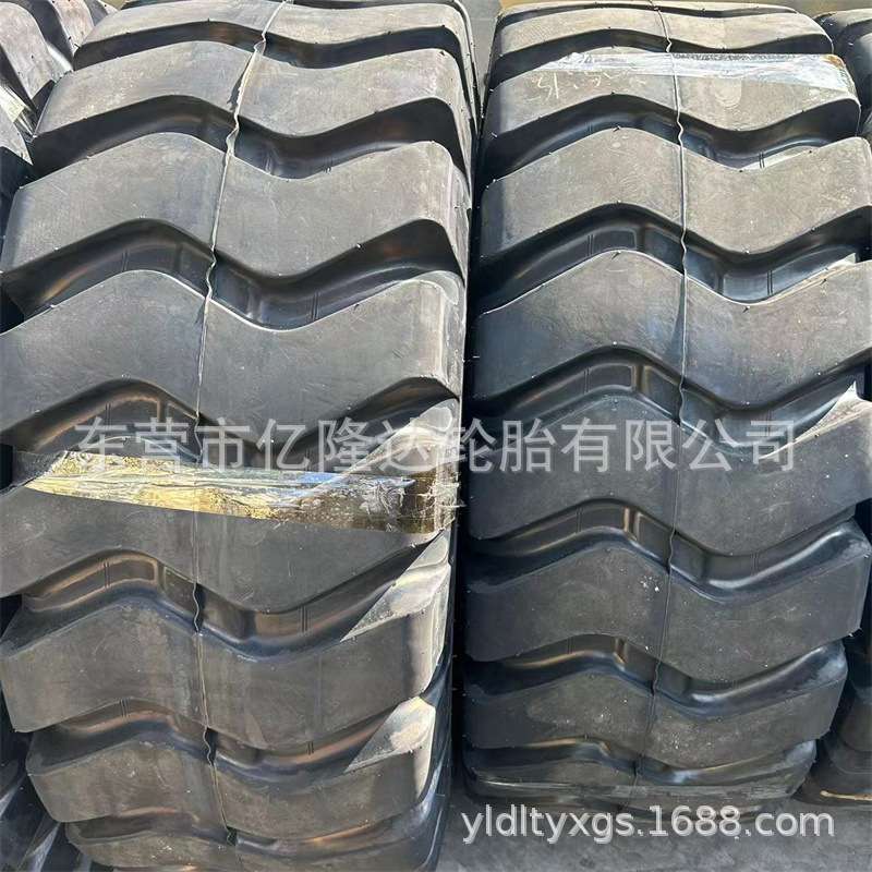 宜通达钢厂玻璃厂木材厂 20层级充气轮胎40层级23.5-25半实心轮胎