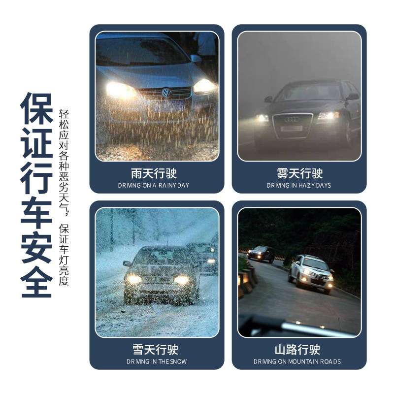 D系列内置多种解码模式D4S高亮聚光汽车LED大灯改装长寿命