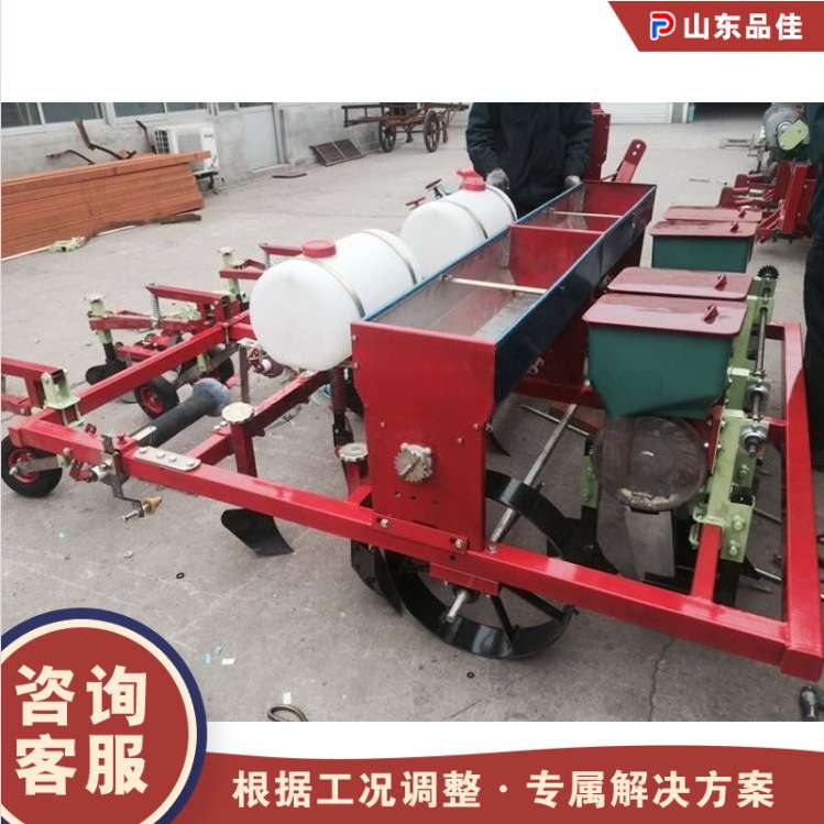 农用花生播种机 多功能农作物播种施肥一体机 单双行玉米播种机
