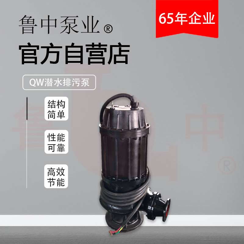 50QW15-15-2.2潜水排污泵模型铸造全铜线电机现货供应鲁中泵业