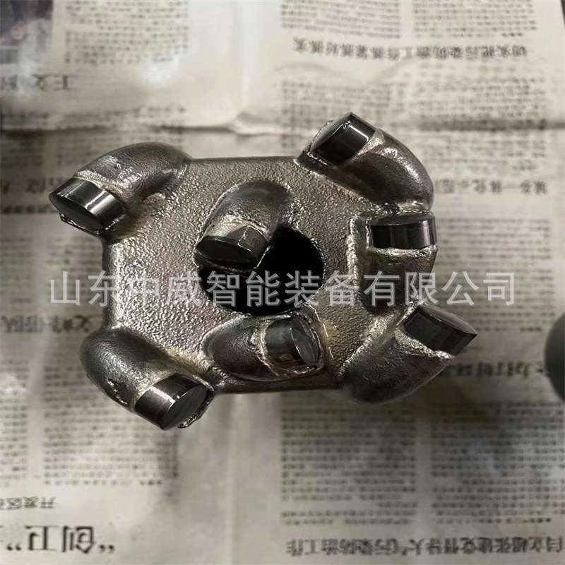 12-14级矿用合金刚胎体钻头 硬岩用高强度四翼平顶烧结体钻头