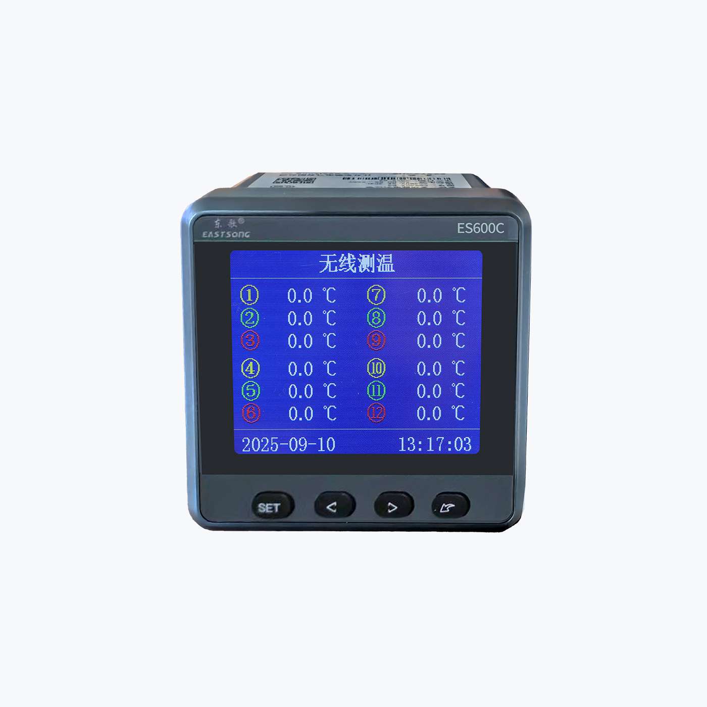 东歌智能无线测温装置ES600C-CW 十二路全电量测量集中式电能表