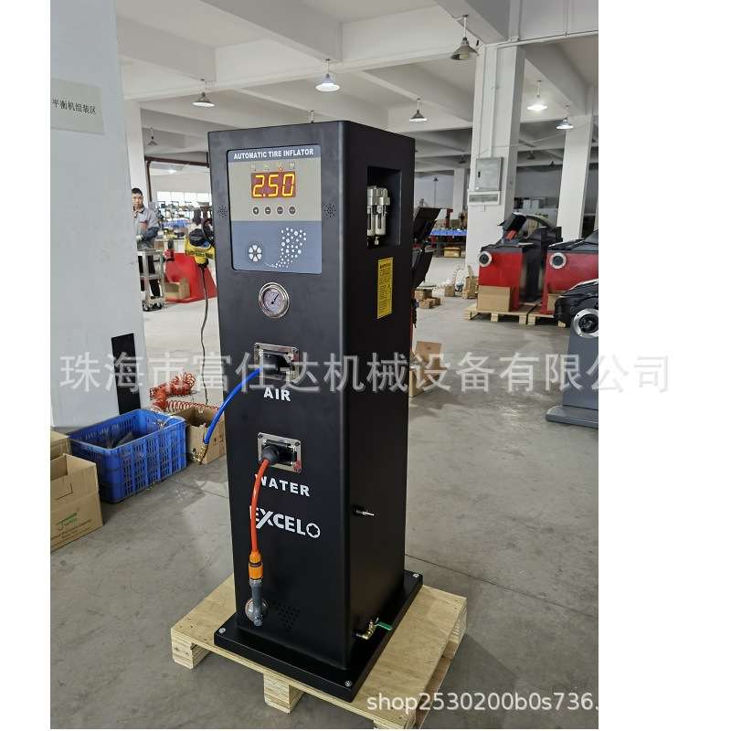 厂家直销跨境电商全自动大屏LED液晶屏显示高精度自动轮胎冲气机