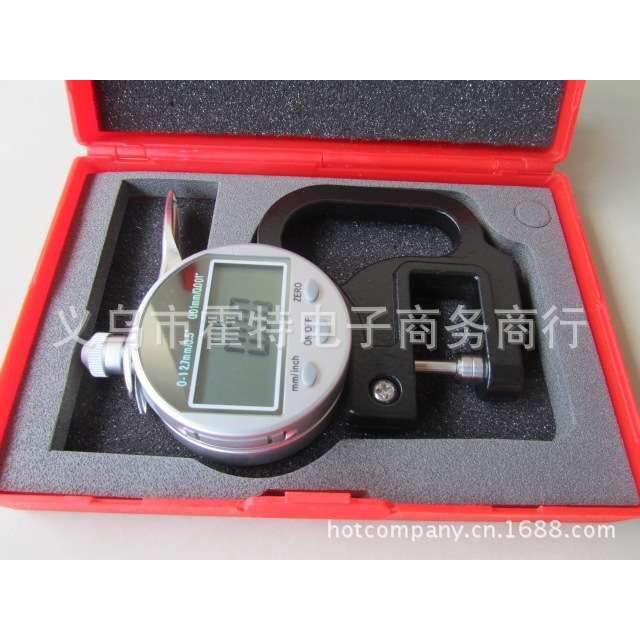 0-12.7*0.01mm数显测厚规 数显平头测厚规 电子测厚仪 厚度计