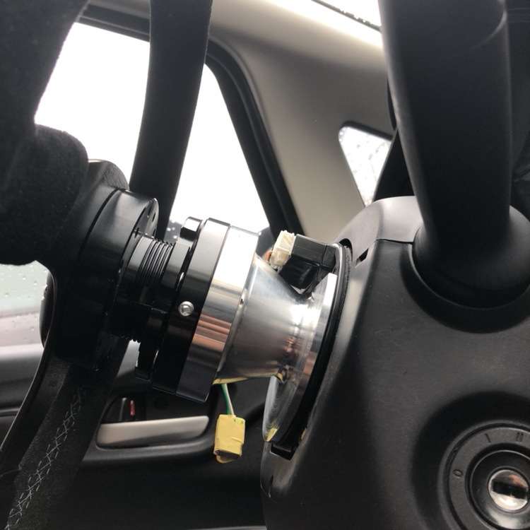 改装方向盘底座薄款适合快拆垫高方向盘赛车连接转接矮款超薄底座