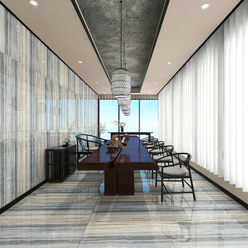 佛山奢石大板鱼肚白瓷砖600x1200全瓷客厅地板砖仿大理石60x120